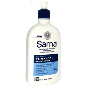 Sarna Calm + Cool Lotion – Soothing Anti-Itch Relief 7.5 oz